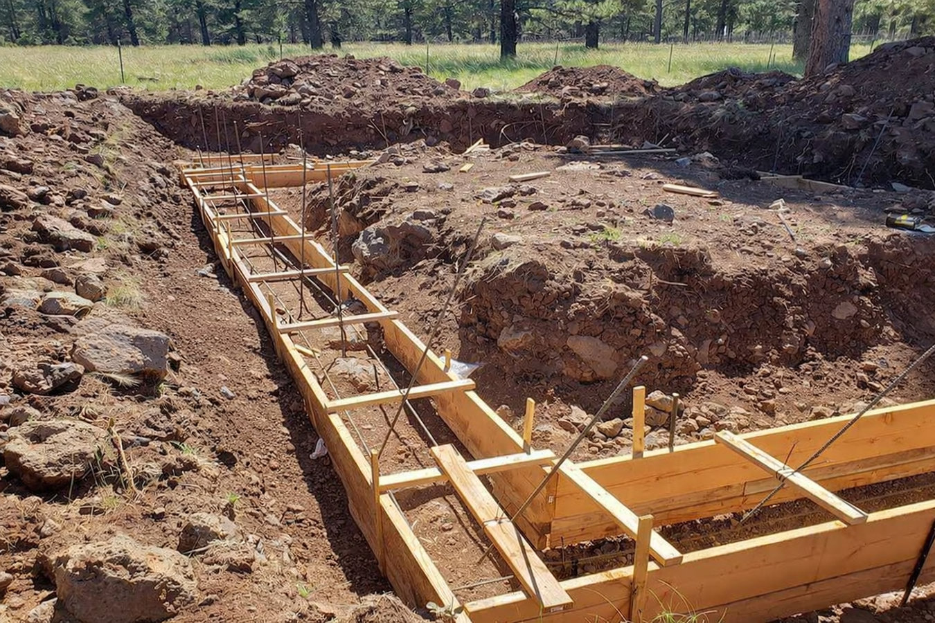 Concrete footings in Oceanside, CA